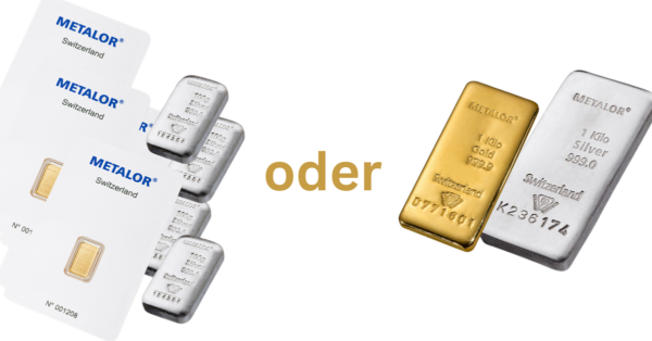 Gold oder Silber – welche Stückelung passt zu mir?